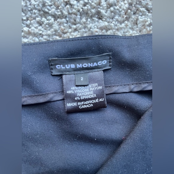 CLUB MONACO - skirt with wrap buckle - size 2 - Picture 3 of 8